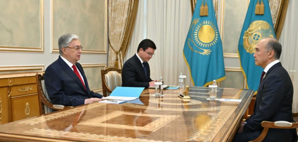 Глава государства принял уполномоченного по защите прав предпринимателей Каната Нурова