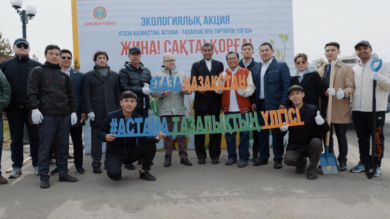 «Жасыл аймақ»: свыше 350 деревьев высадили территории музея
