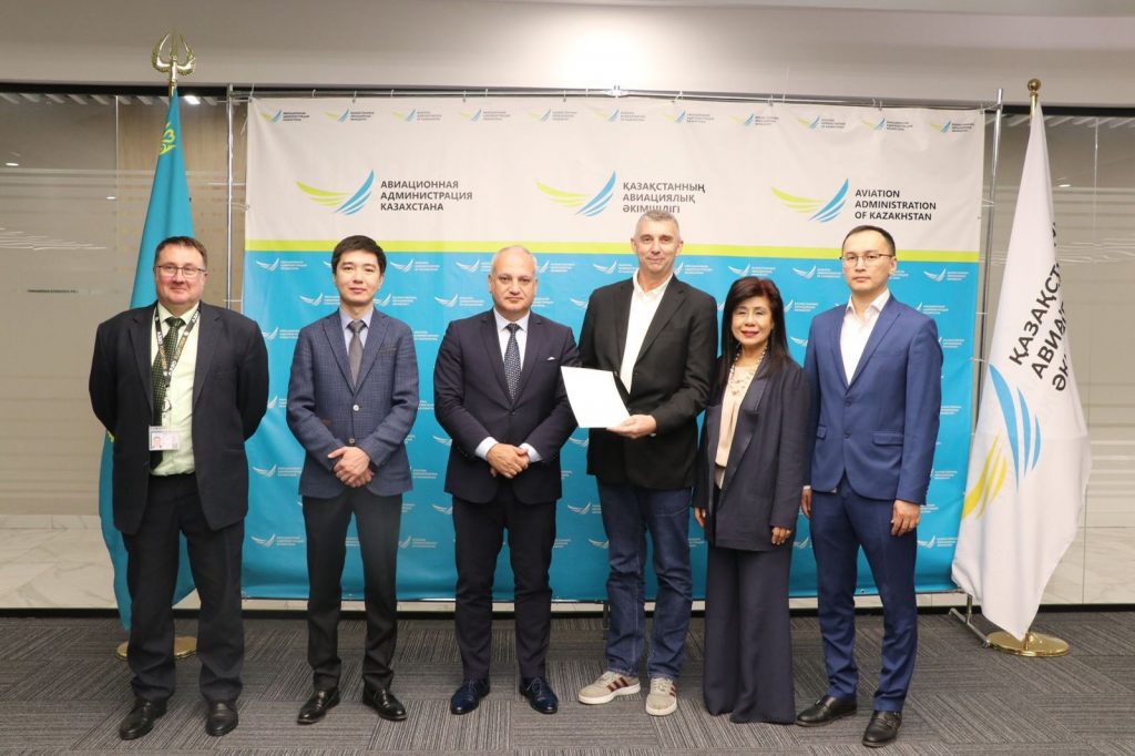 Авиакомпания FlyArystan получила сертификат эксплуатанта