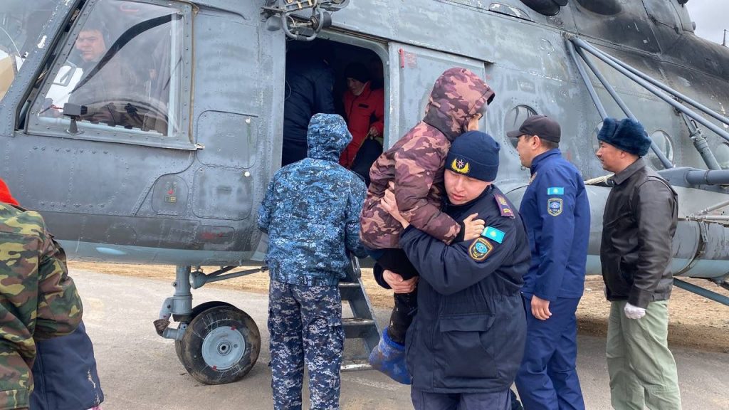 Паводковая обстановка в Буландынском районе Акмолинской области