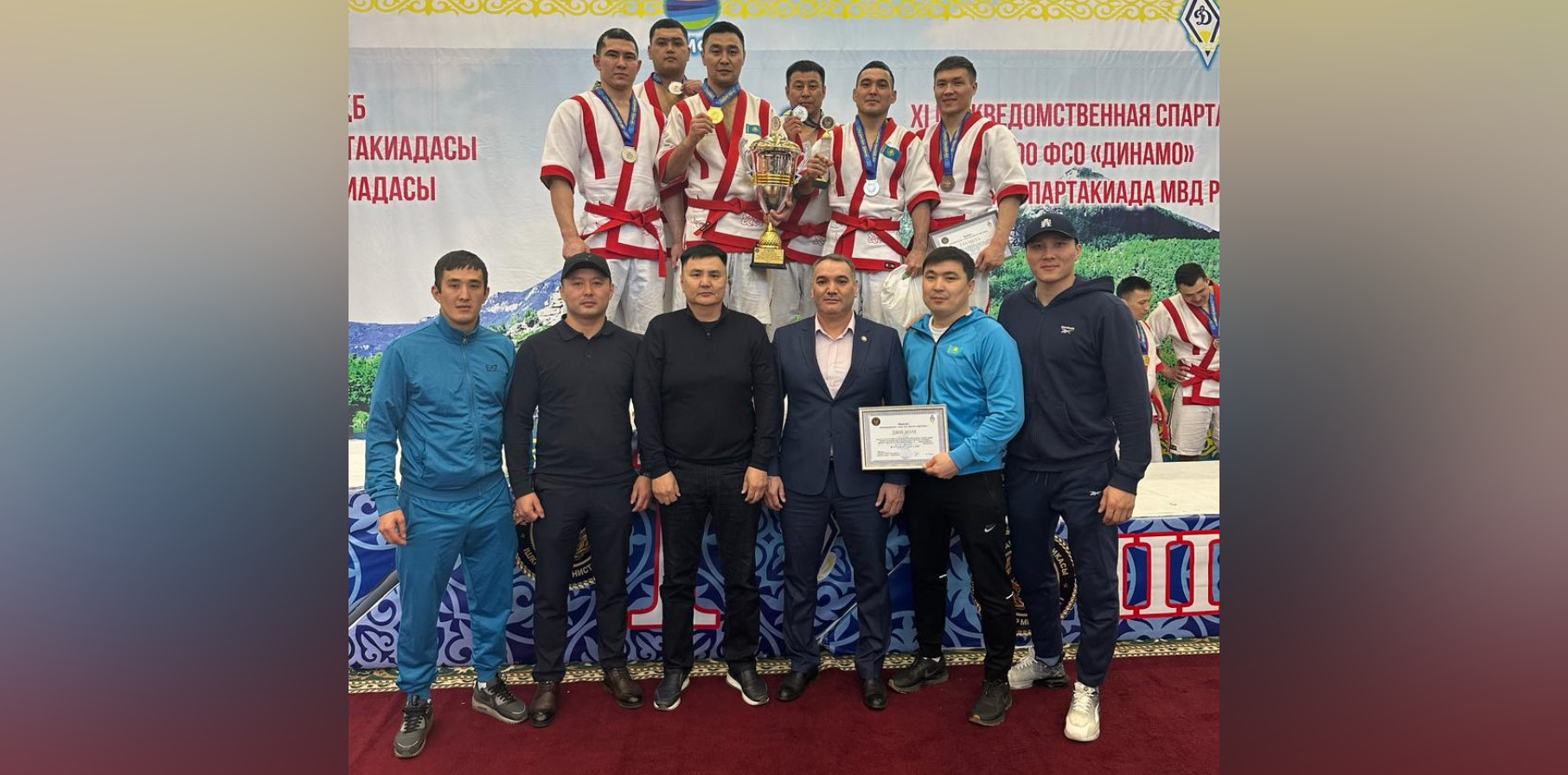 Чемпионат ФСО «Динамо» по «Қазақ күресі» завершился в Щучинске
