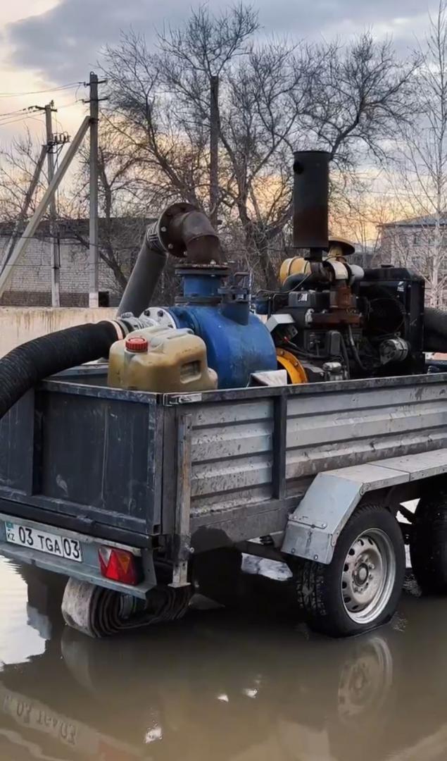Противопаводковые работы продолжаются в Атбасарском районе Акмолинской области