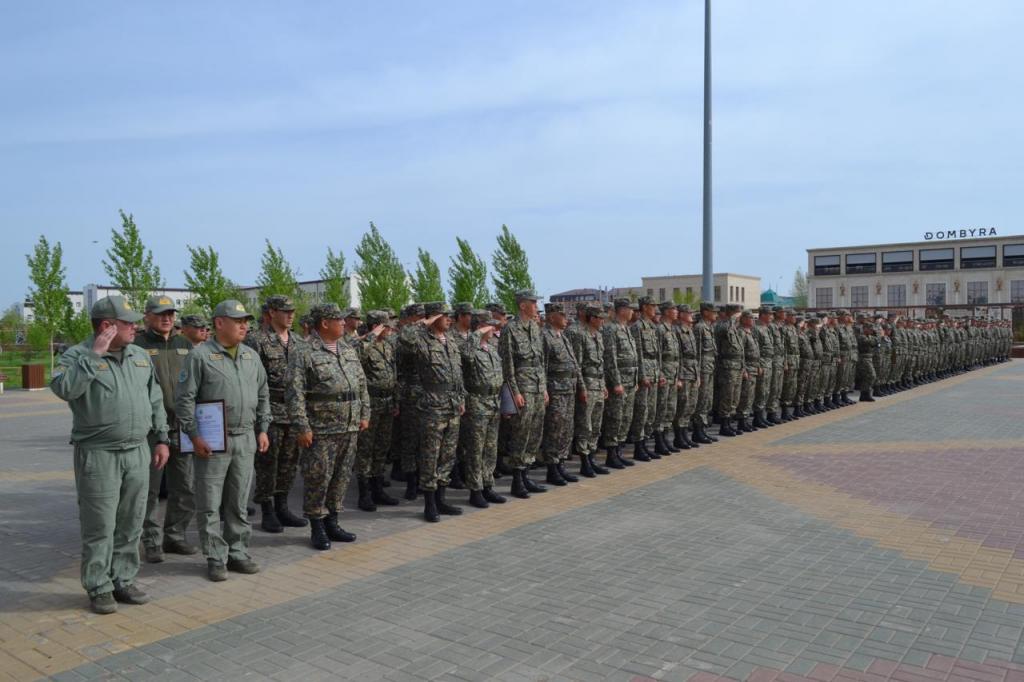 Гвардейцы, прибывшие с юга на   пративопаводковые мероприятия,  едут обратно домой