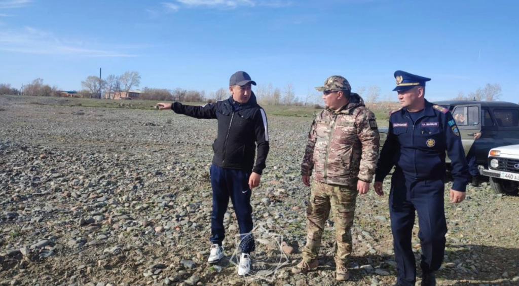 Мониторинг паводковых участков в регионе Восточного Казахстана