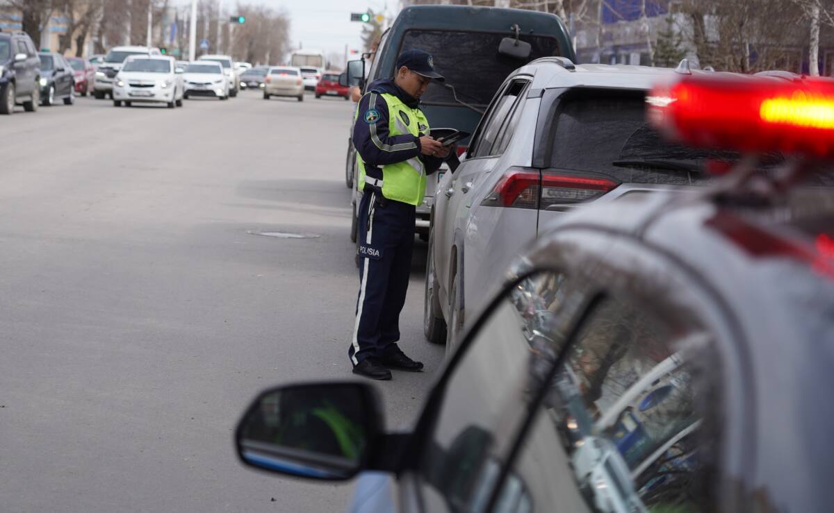 Свыше 35 тысяч нарушений ПДД зафиксировала полиция в Костанайской области