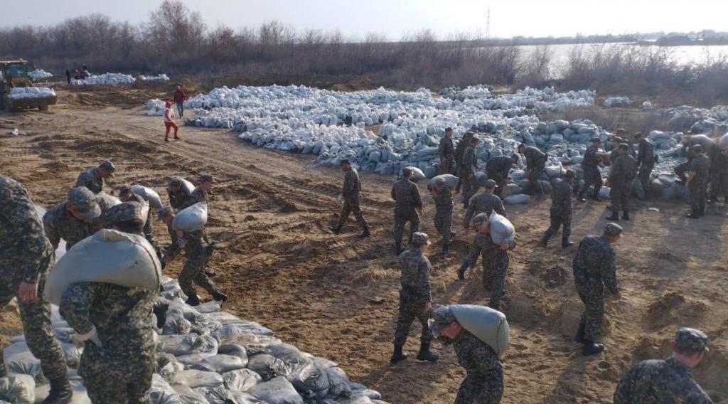 Военнослужащими Нацгвардии произведено берегоукрепительных работ протяженностью 100 км