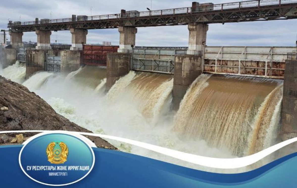 839 млн кубометров паводковой воды направили в озера Кызылординской области из области Ұлытау