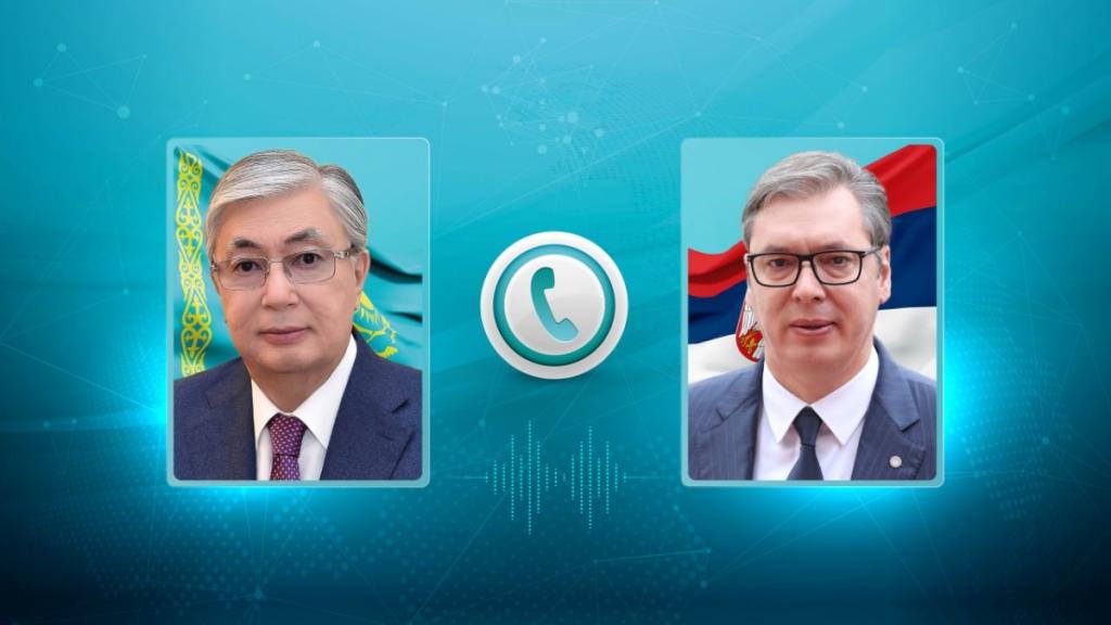Глава государства провел телефонный разговор с Президентом Сербии Александром Вучичем