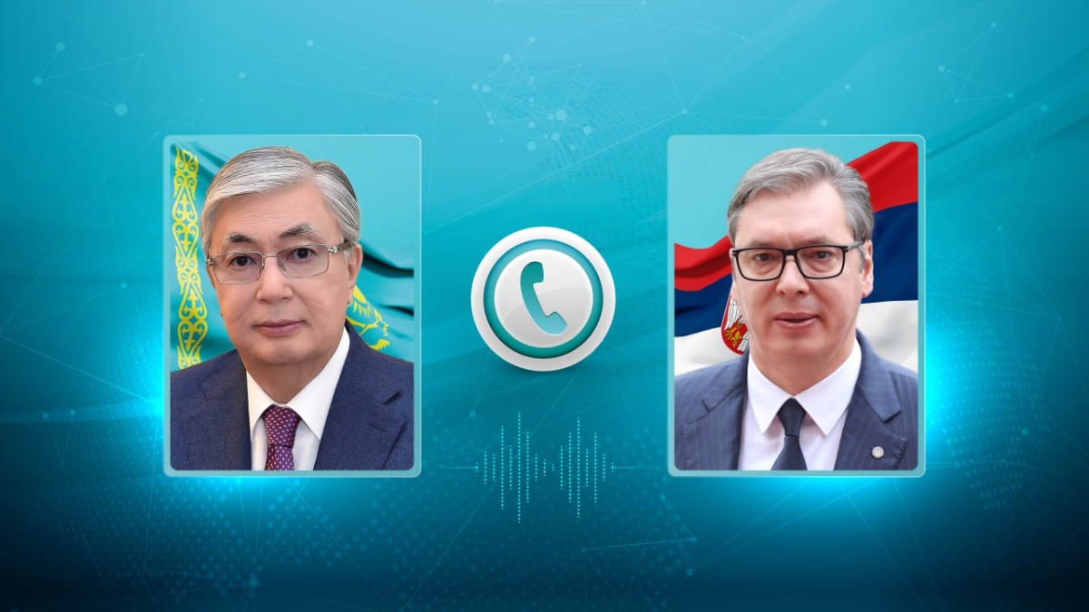 Глава государства провел телефонный разговор с Президентом Сербии Александром Вучичем