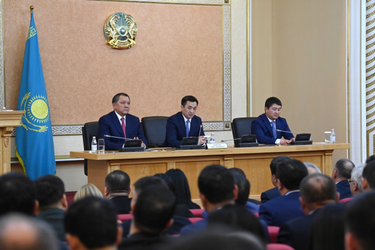 Руководитель Администрации Президента представил нового акима Мангистауской области