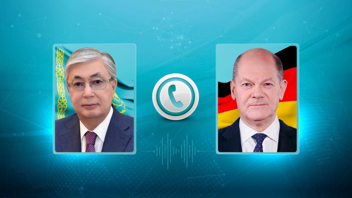 Состоялся телефонный разговор Президента Казахстана с Федеральным Канцлером ФРГ Олафом Шольцем