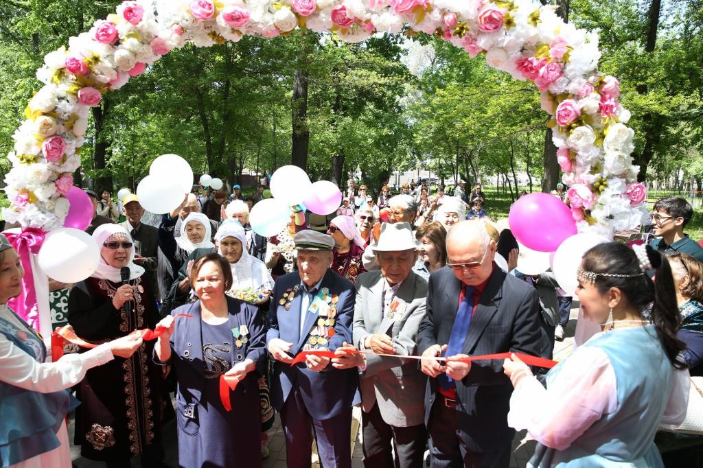 Новая Аллея ветеранов открылась в Алматы