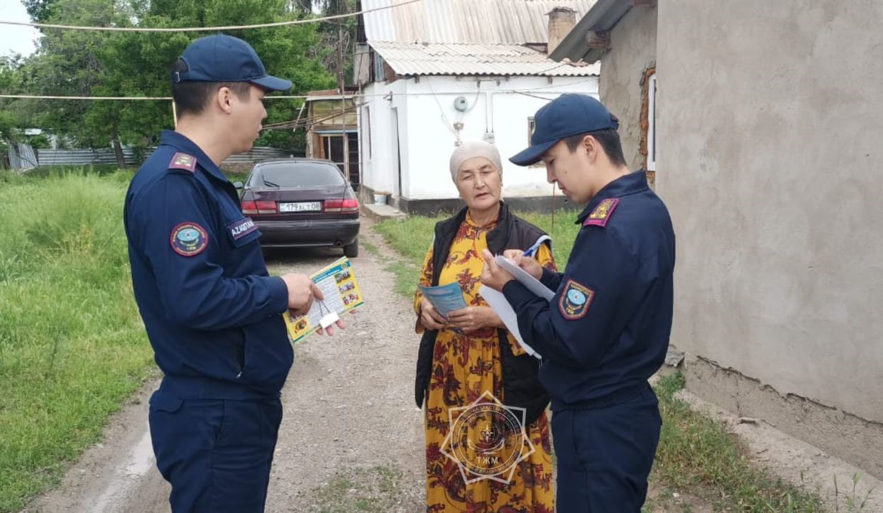 В Жамбылской области  проводятся профилактические мероприятия по пожарной безопасности