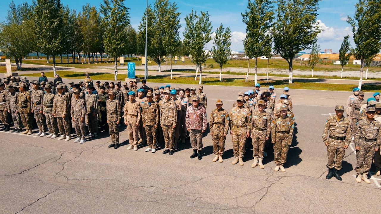 В Астане проходят региональные молодежные военно-патриотические сборы