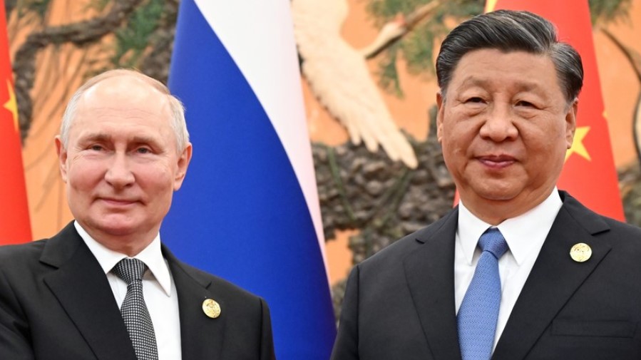 Председатель Си Цзиньпин провел переговоры с Президентом России Владимиром Путиным