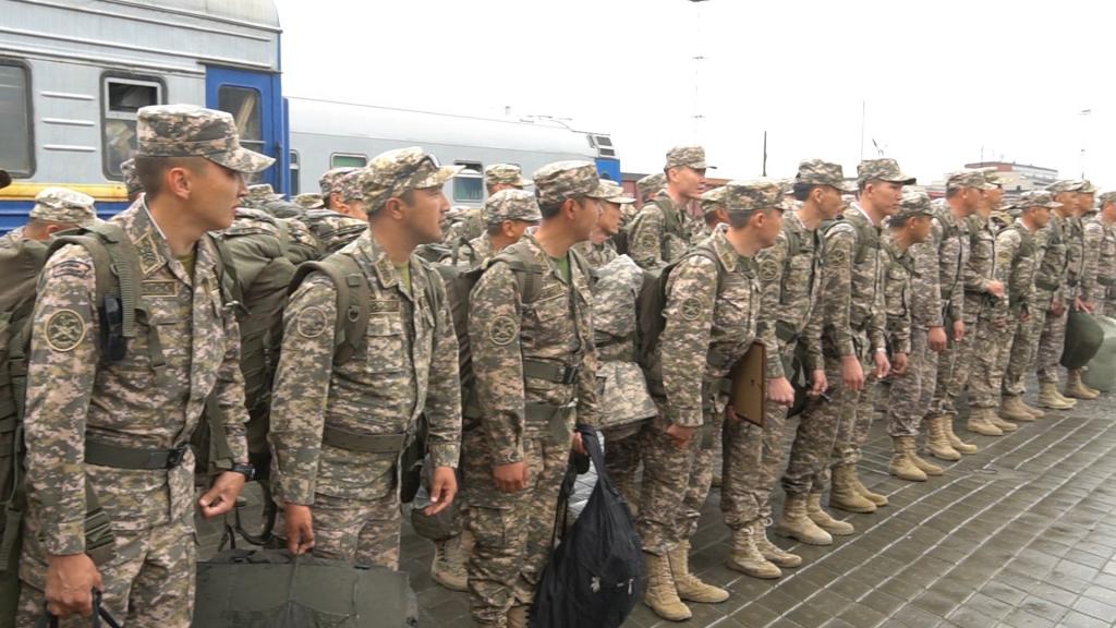 Военнослужащие Абайского гарнизона  вернулись домой