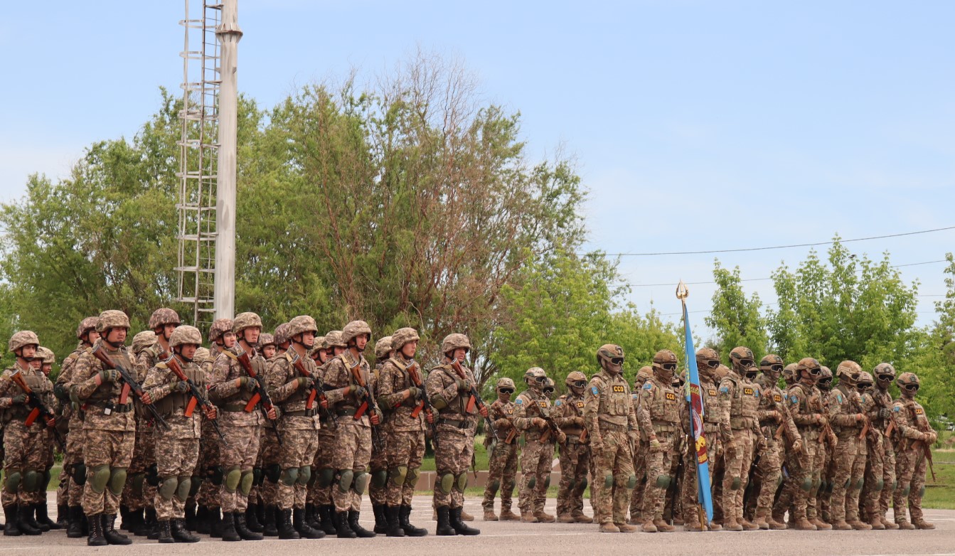 Военнослужащие Шымкента отметили свой профессиональный праздник