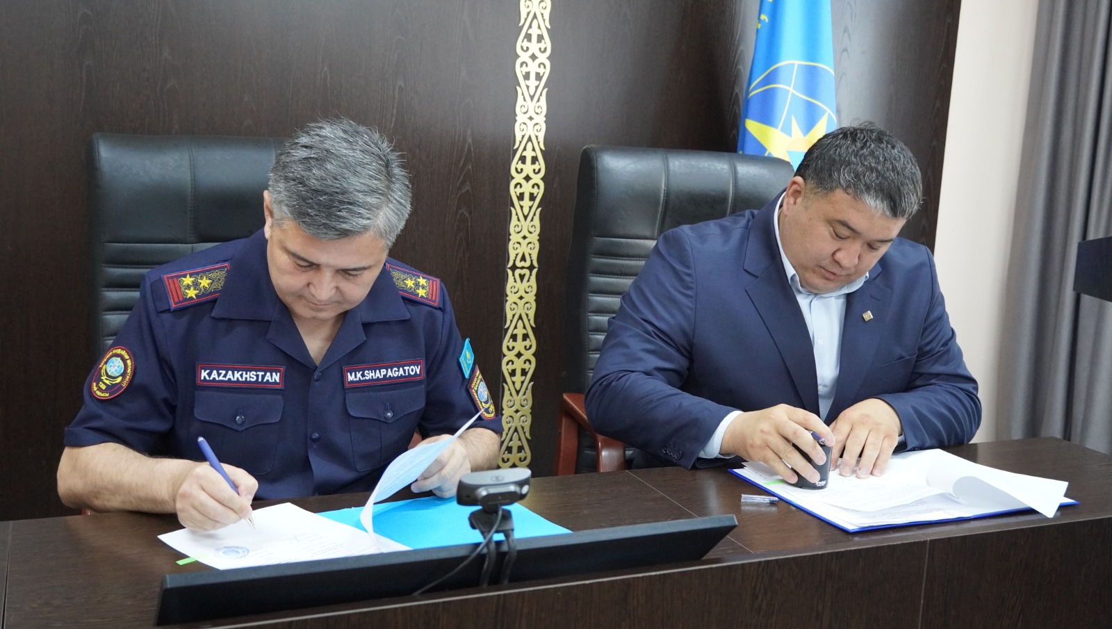 В ДЧС области Абай подписаны меморандумы