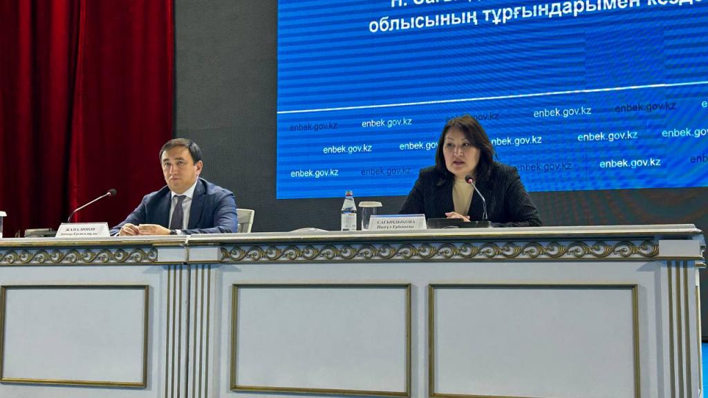 Н. Сагиндыкова рассказала жителям Кызылординской области о реализации новой социальной политики