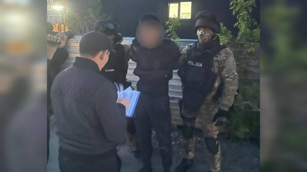 Радикал задержан полицейскими в Костанае