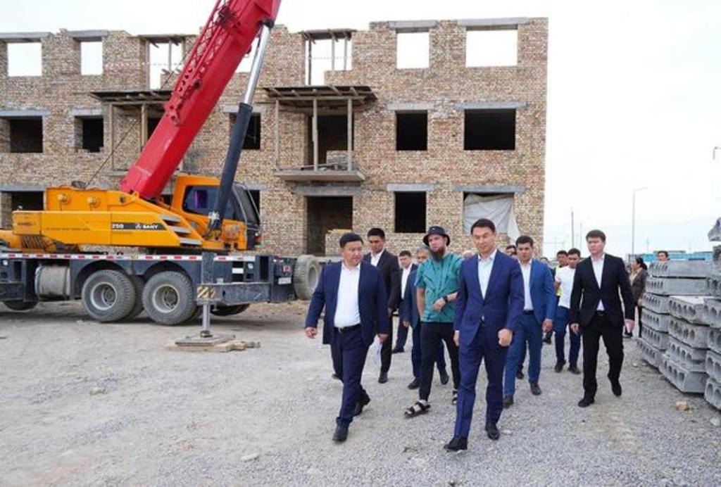 В Туркестанской области ведется строительство жилья