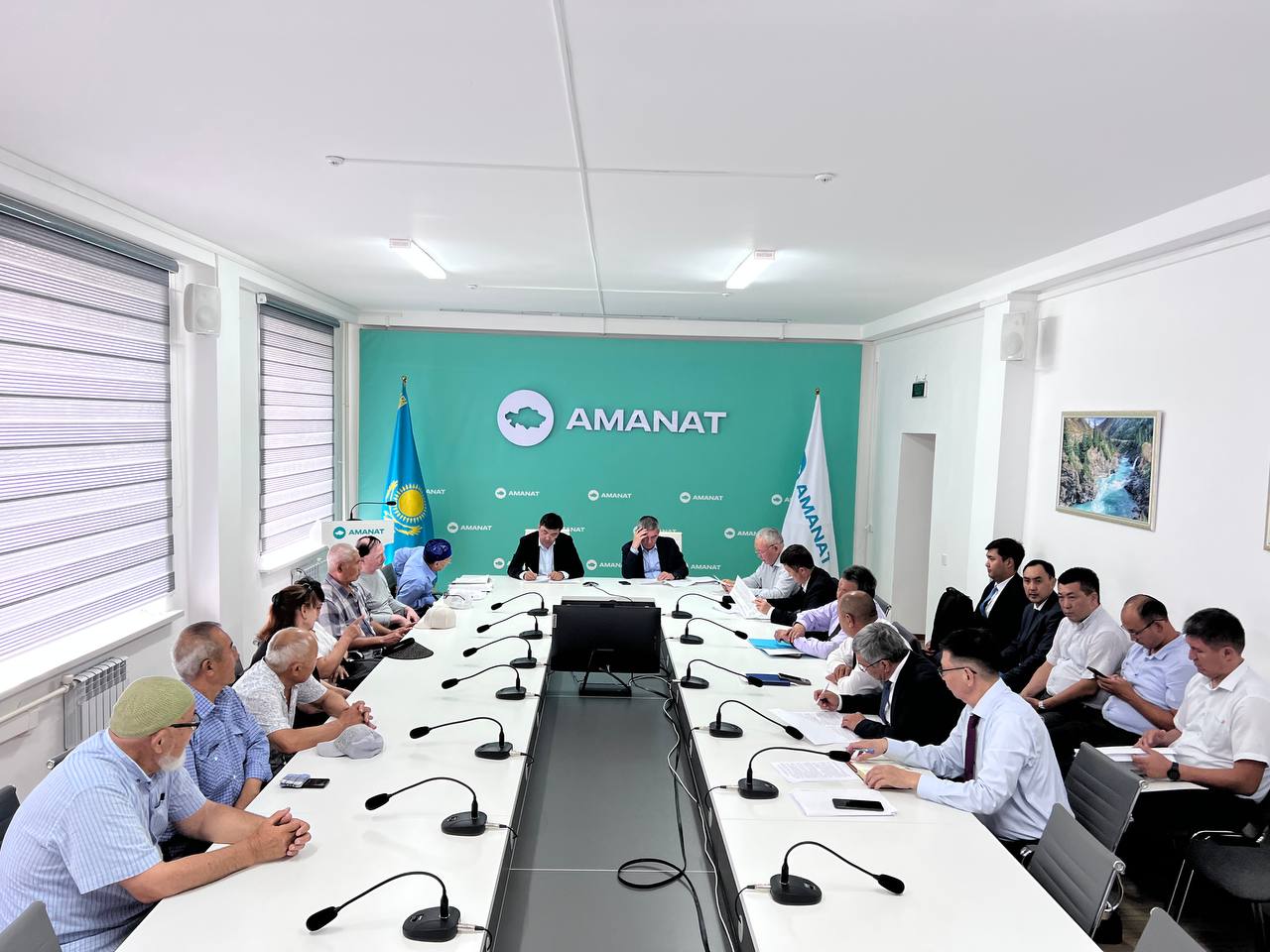 А. Сарбасов посетил с рабочей поездкой Жамбылскую область