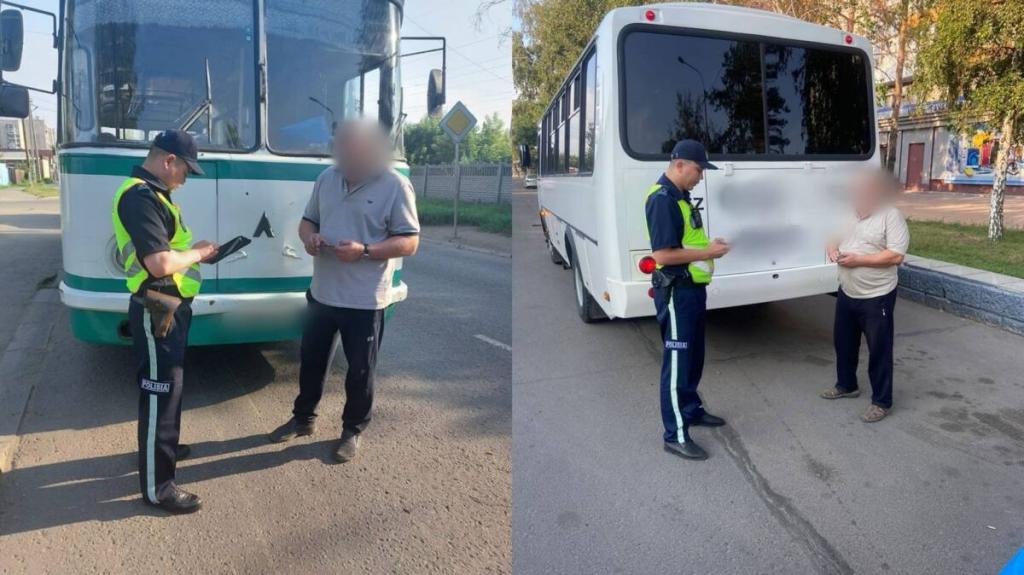 119 водителей автобусов привлечены к ответственности в Павлодарской области