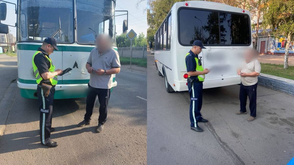 119 водителей автобусов привлечены к ответственности в Павлодарской области