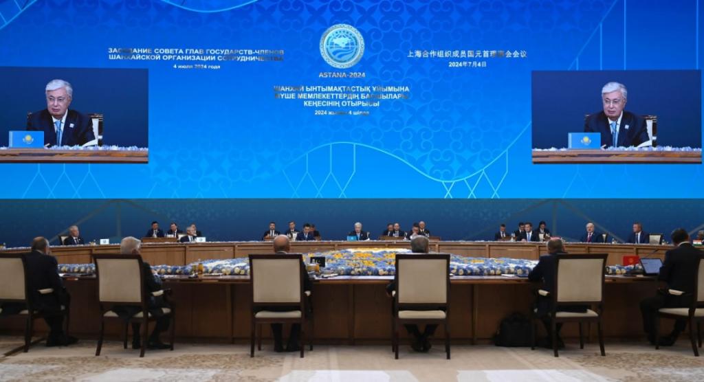 Президент Касым-Жомарт Токаев выступил на заседании Совета глав государств – членов ШОС