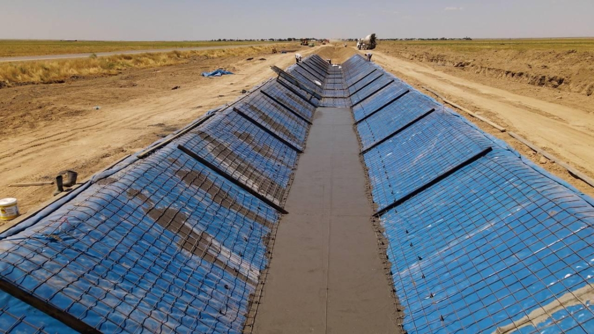 В Туркестанской области строят новое водохранилище, способное собирать 68 млн кубометров воды