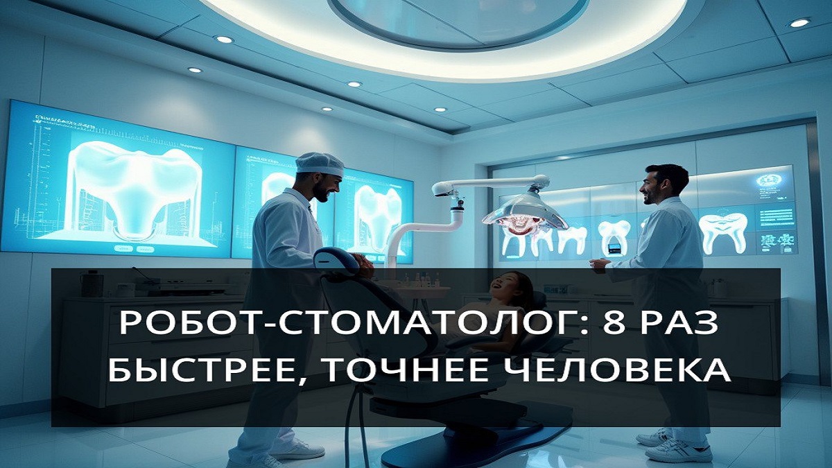 БУДУЩЕЕ СТОМАТОЛОГИИ УЖЕ ЗДЕСЬ: РОБОТ-ДАНТИСТ