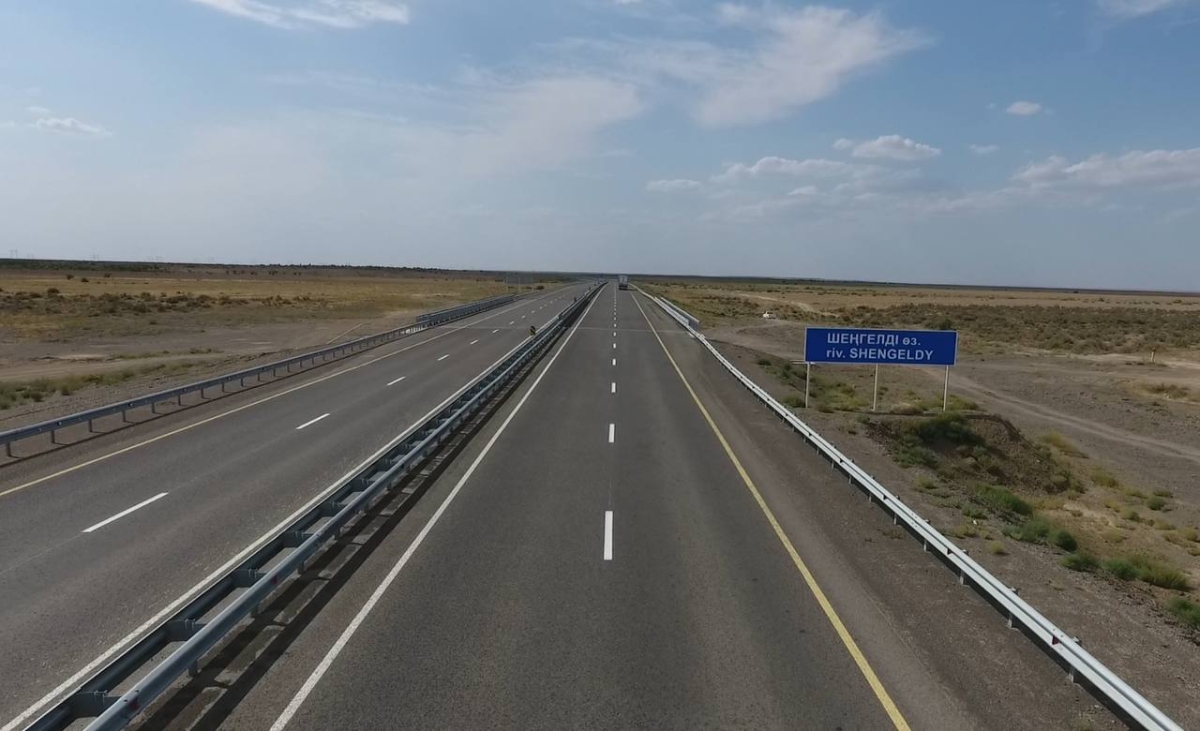 Официально открыто движение на реконструированном участке автодороги «Курты-Бурылбайтал» длиной 81 км