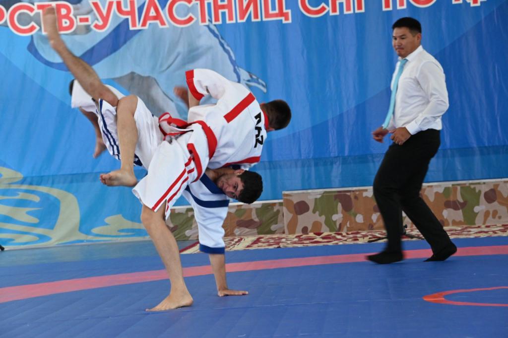 В Алматы подвели итоги первого чемпионата СНГ среди военнослужащих по самбо и қазақ күресі
