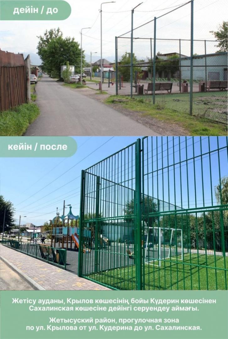 В Алматы к началу учебного года появится обновленная прогулочная зона