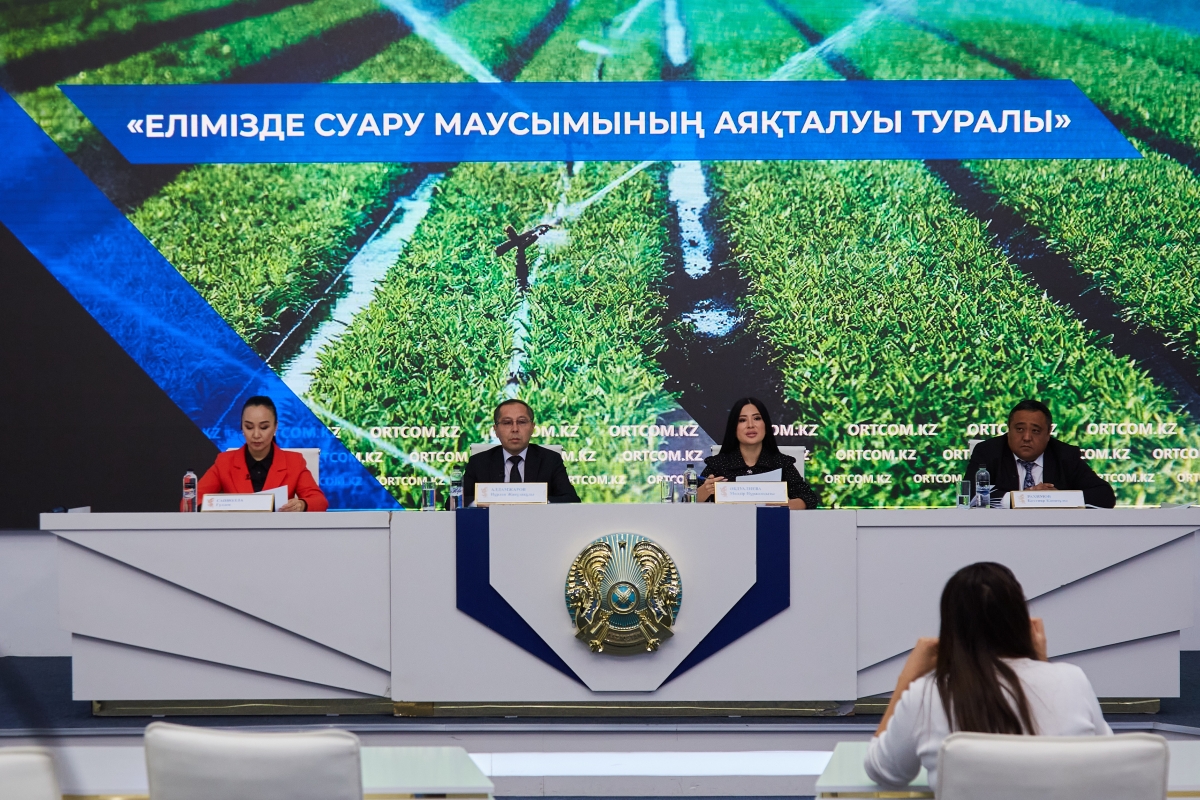 За поливной сезон аграриям Казахстана предоставили около 11 млрд кубометров воды