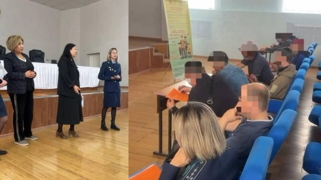 Лекции для правонарушителей в сфере семейно-бытовых отношений провели полицейские Акмолинской области