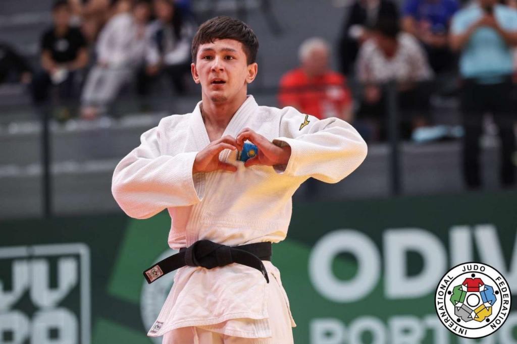 Талгат Орынбасар поборется за бронзовую медаль юниорского чемпионата мира по дзюдо