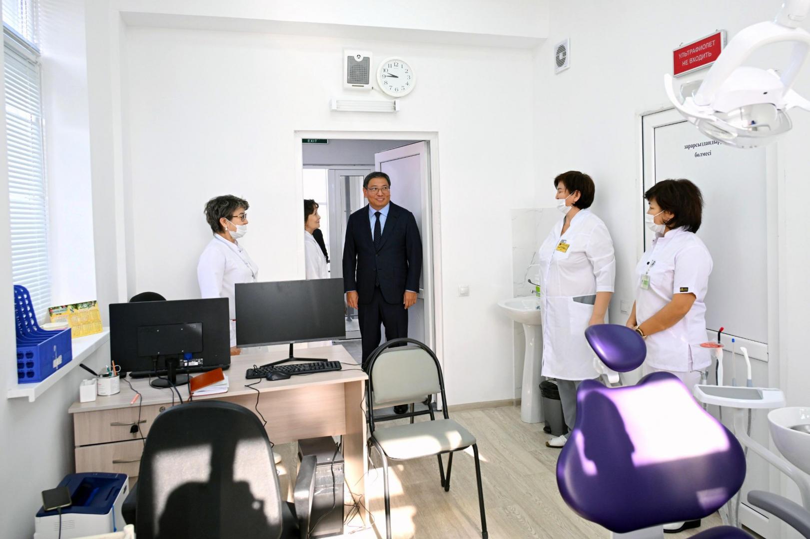 В Алматы ко Дню Республики открыли новую врачебную амбулаторию