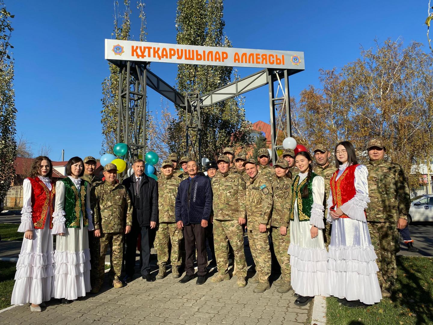 В Костанае открылась «Аллея спасателей» — символ уважения и памяти