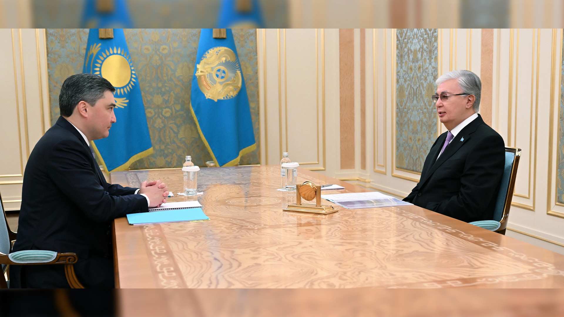 Глава государства принял Премьер-Министра Олжаса Бектенова