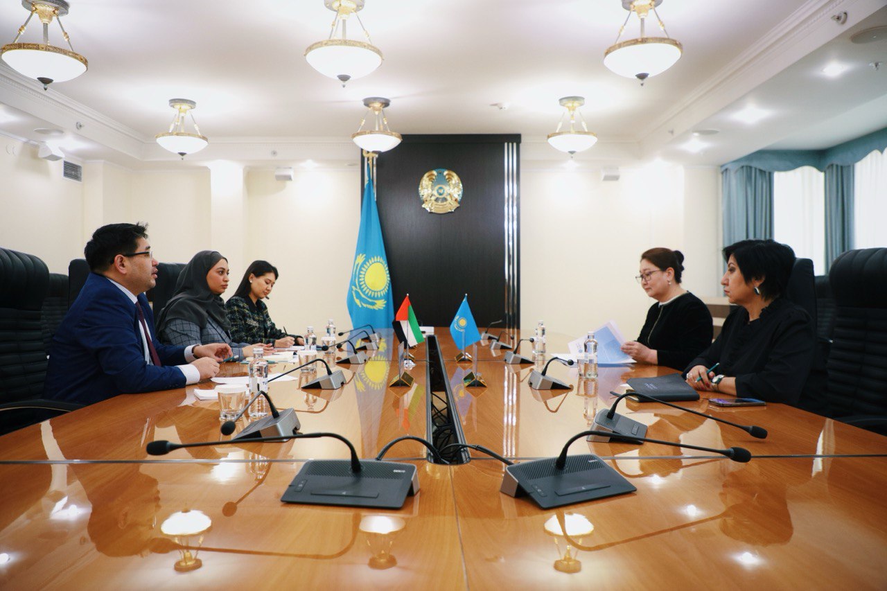 Обсуждены вопросы развития культурного сотрудничества между Казахстаном и Объединёнными Арабскими Эмиратами