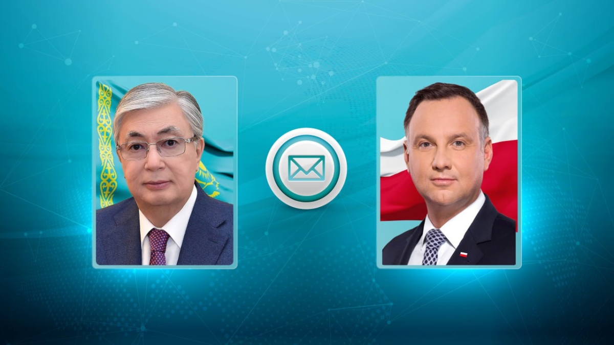 Касым-Жомарт Токаев направил телеграмму поздравления Президенту Польши Анджею Дуде