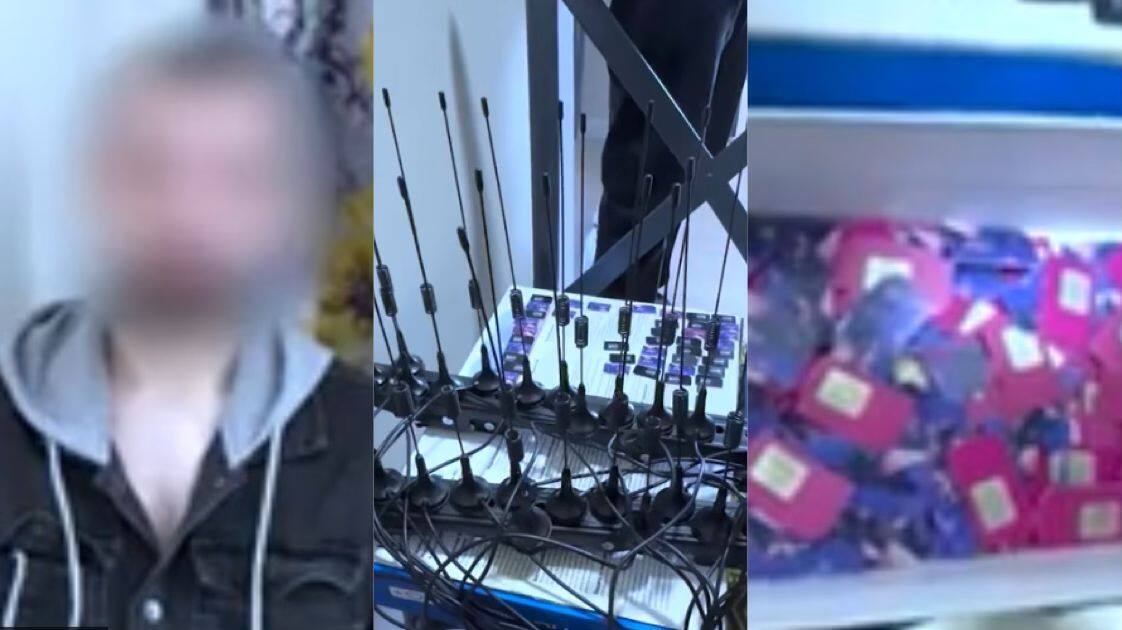 Как выглядит “телефонная станция” мошенников, показала полиция