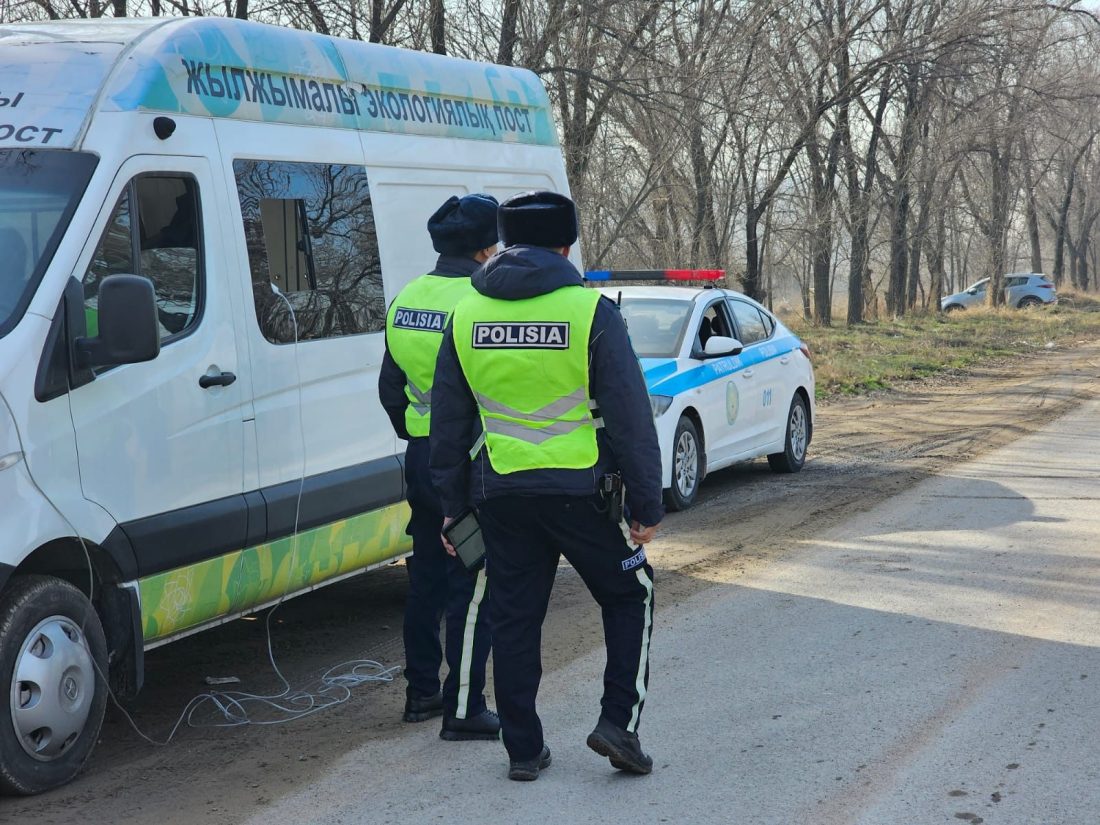 В Алматы продолжается акция «Чистый воздух» по замеру токсичности выхлопных газов