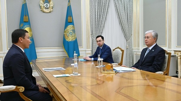 Касым-Жомарт Токаев провел встречу с Геннадием Головкиным