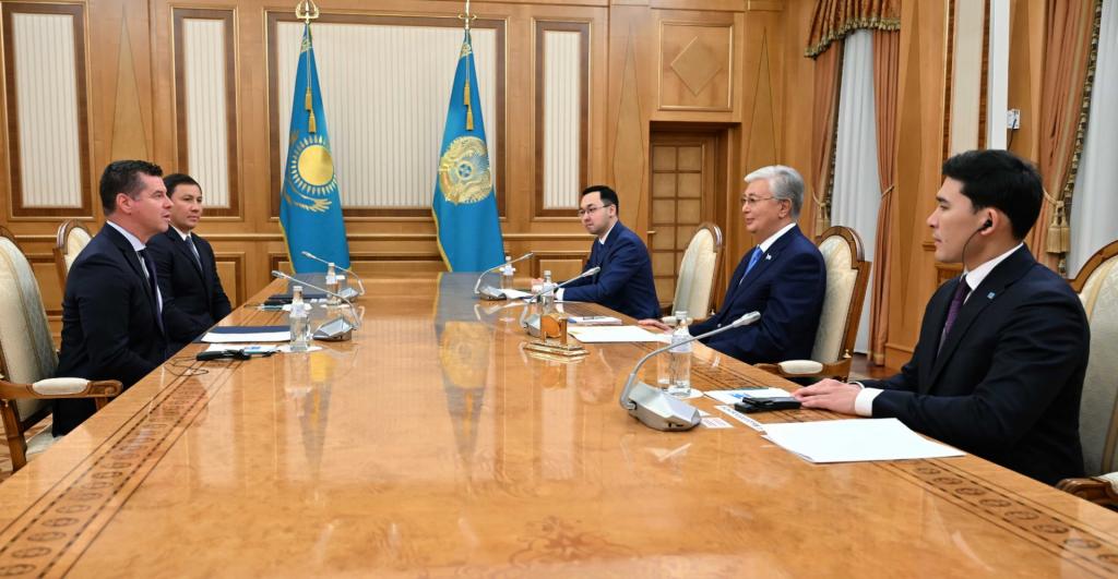 Касым-Жомарт Токаев принял президента НОК Казахстана Геннадия Головкина и директора по спорту Международного Олимпийского комитета Кита МакКоннелла