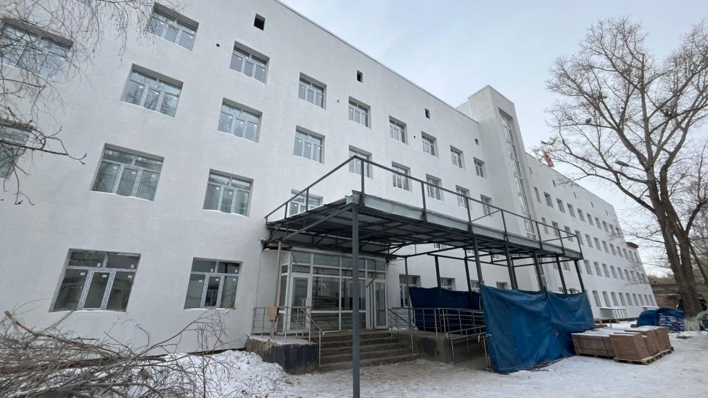 В столичной «железнодорожной» больнице ведут капремонт