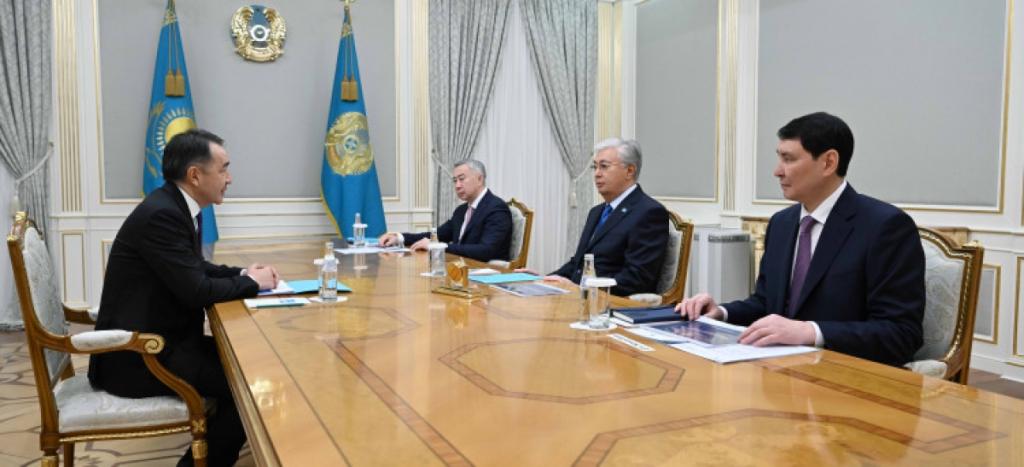 Президент Касым-Жомарт Токаев принял председателя Коллегии Евразийской экономической комиссии Бакытжана Сагинтаева