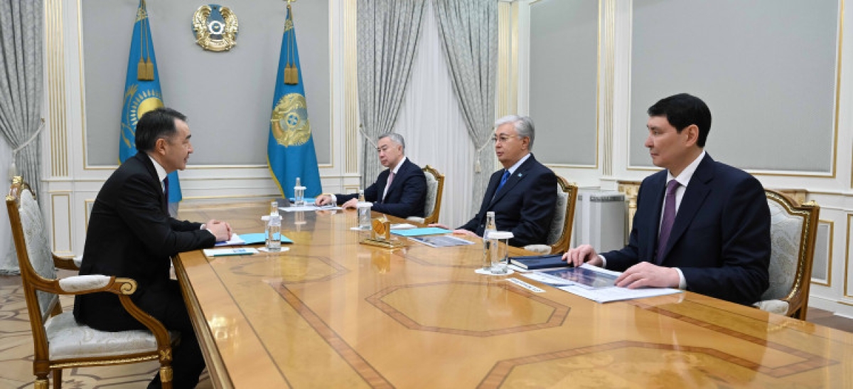 Президент Касым-Жомарт Токаев принял председателя Коллегии Евразийской экономической комиссии Бакытжана Сагинтаева