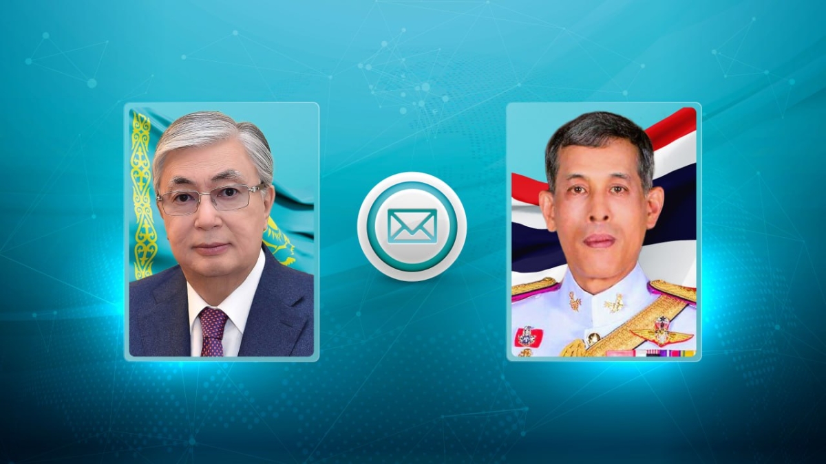 Касым-Жомарт Токаев поздравил Короля Таиланда Маху Вачиралонгкорна с Национальным праздником